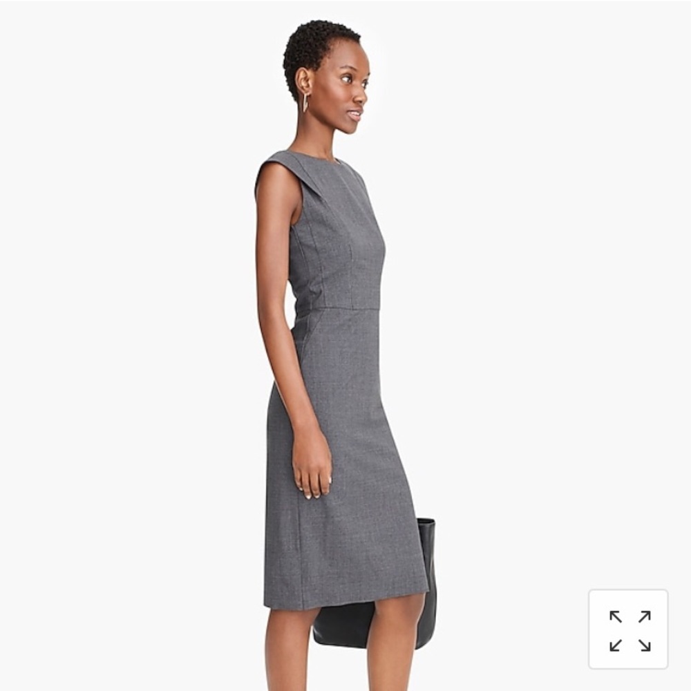 J Crew Cap Sleeve Stretch Wool Dress (NWT)